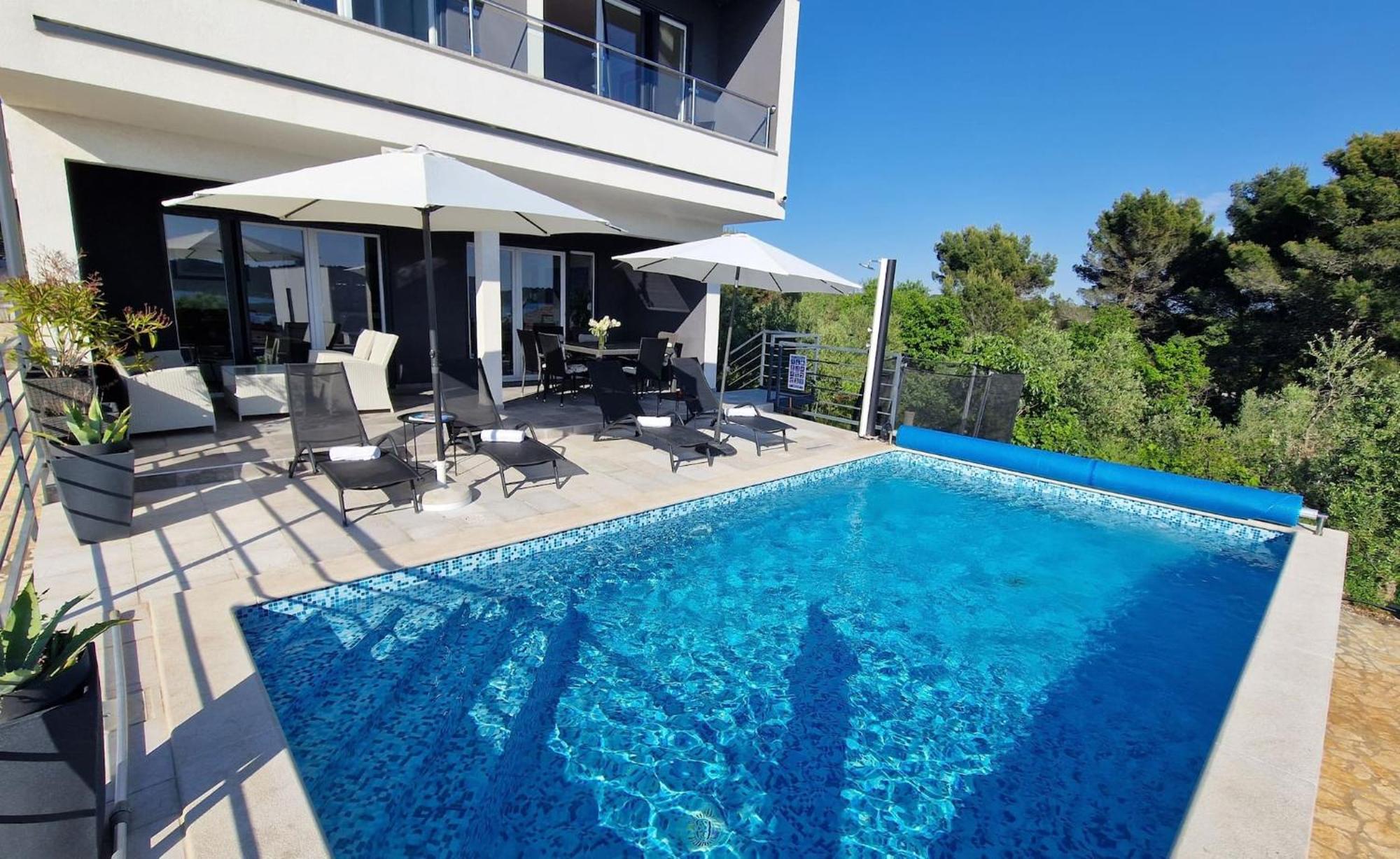 Villa Pura Vida With Sea View Pula Exterior foto